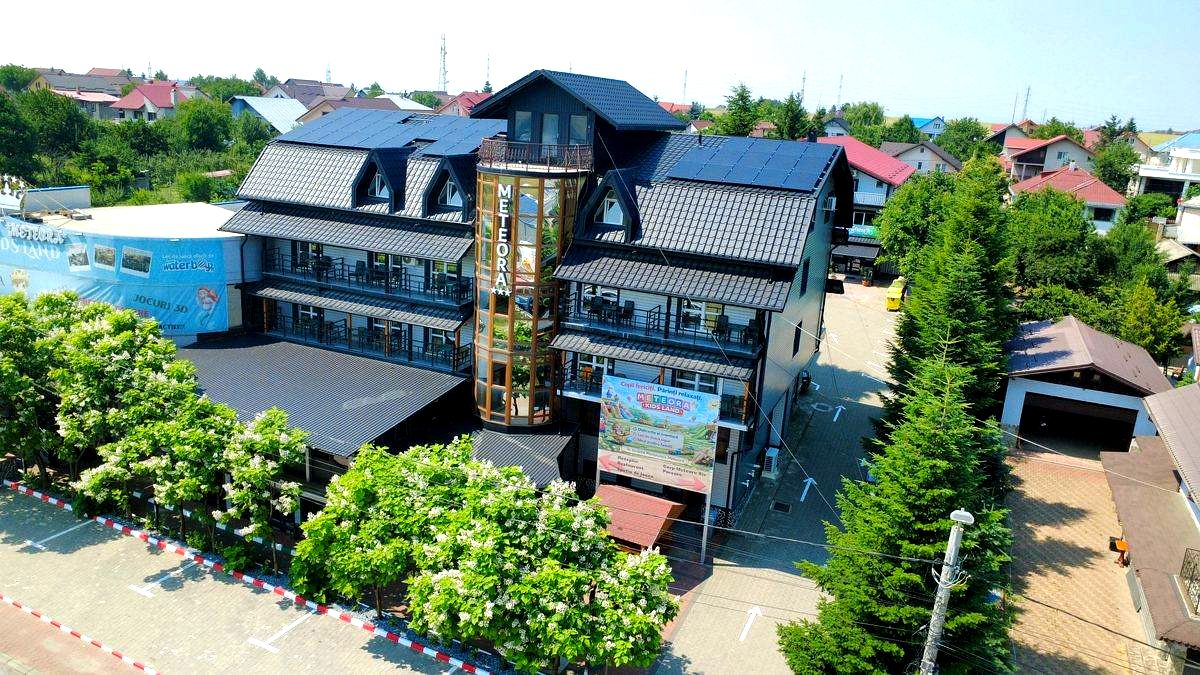 Hostel Meteora Suceava — vedere aeriană